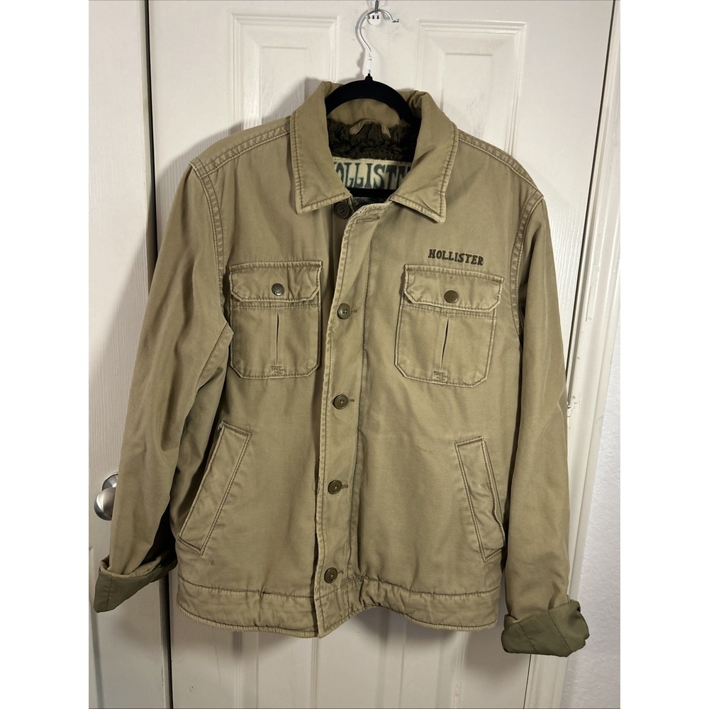 Hollister Men’s Khaki Field Jacket